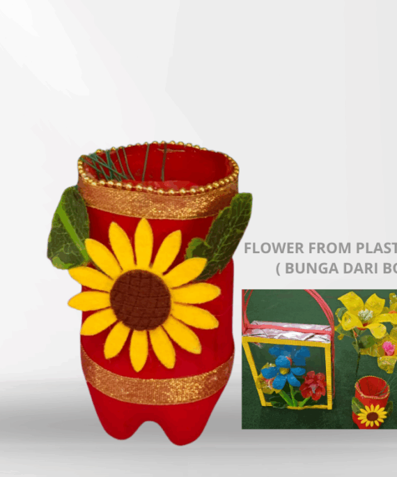 FLOWER FROM PLASTIC BOTTLE